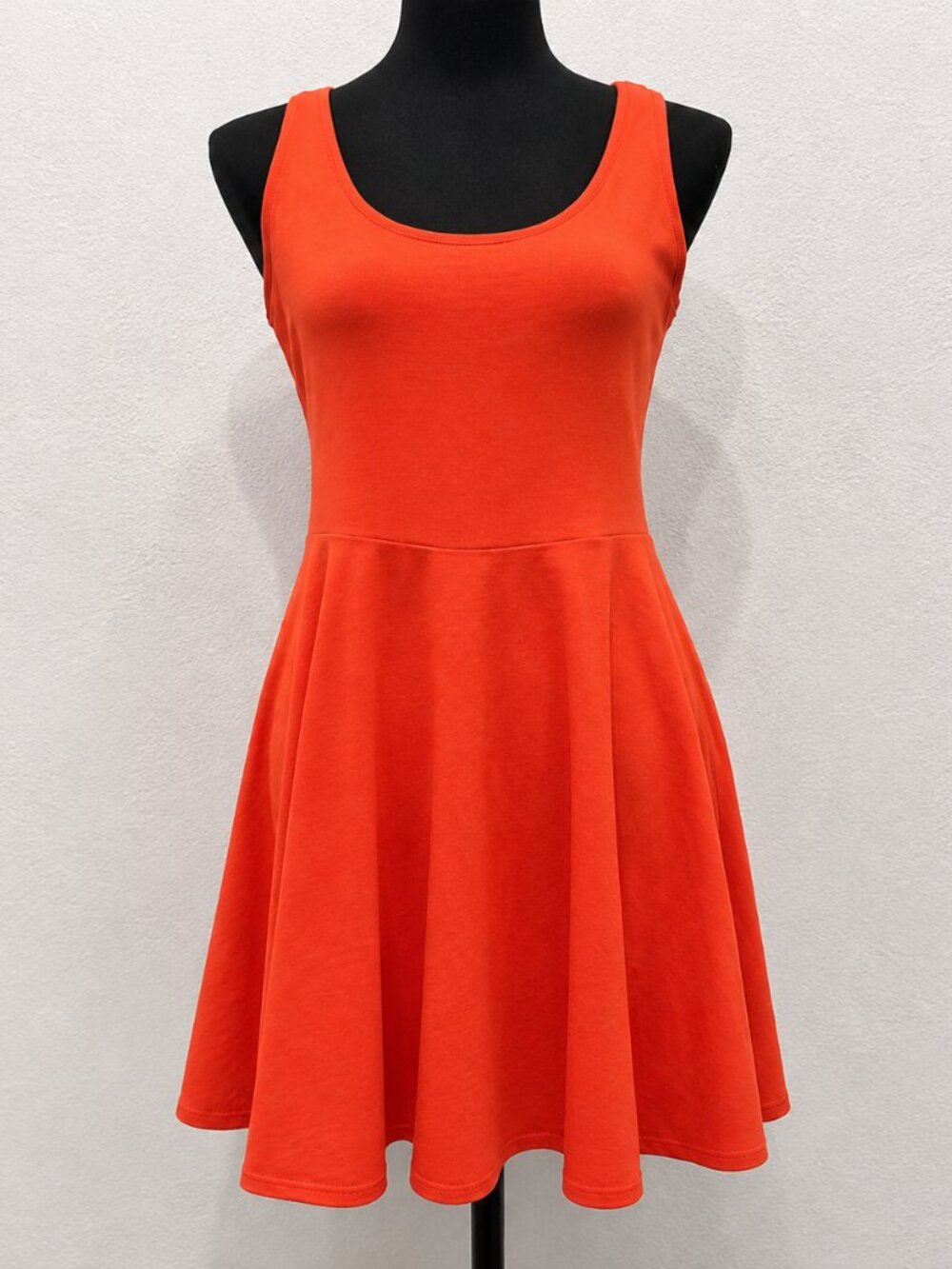 Sparkle & Fade Urban Outfitters Mini Dress M Red Orange Fit Flare Y2K